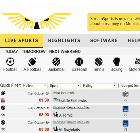 Stream Sports